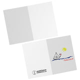 Marblehead - Sailboat & Sun Sketch 7x5 Note Card