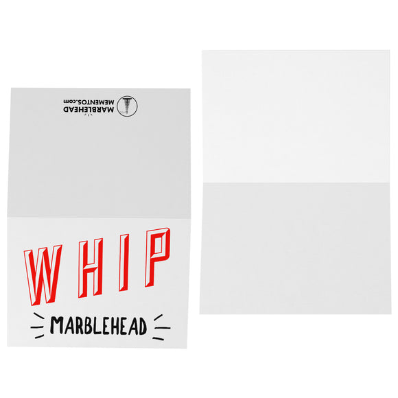 Marblehead - WHIP MARBLEHEAD 5x7 Note Card