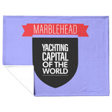 Marblehead - Yachting Capital of the World Fleece Blanket v1