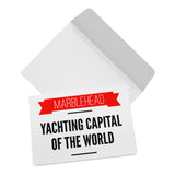 Marblehead - Yachting Capital of the World 5x7 Note Card v2
