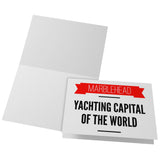 Marblehead - Yachting Capital of the World 5x7 Note Card v2