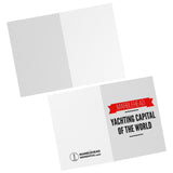 Marblehead - Yachting Capital of the World 7x5 Note Card v2