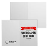 Marblehead - Yachting Capital of the World 7x5 Note Card v2