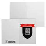 Marblehead - Yachting Capital of the World 7x5 Note Card v1