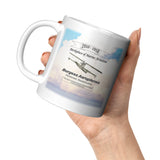 Marblehead, Birthplace of Marine Aviation Clouds Bckgrnd - Mug