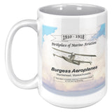 Marblehead, Birthplace of Marine Aviation Clouds Bckgrnd - Mug