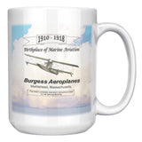 Marblehead, Birthplace of Marine Aviation Clouds Bckgrnd - Mug