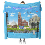 Marblehead Collage- Fleece Blanket