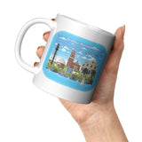 Marblehead Collage w Words & Seagulls - Mug