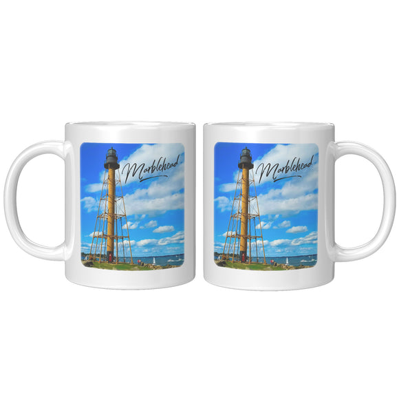 Marblehead, Lighthouse Photo, Color - Mug