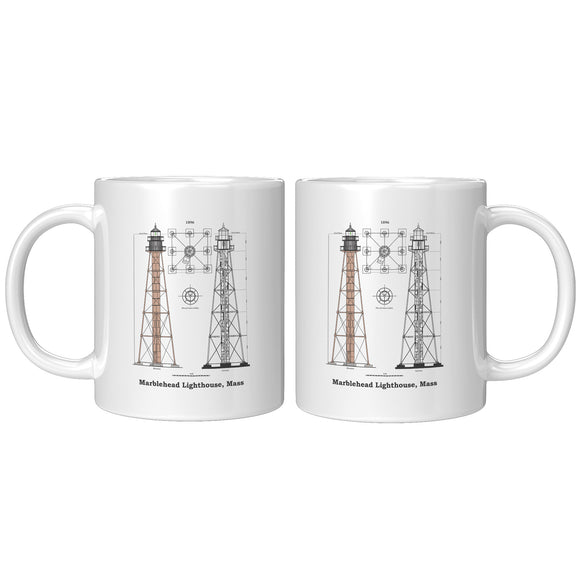 Marblehead, Lighthouse Plan - Mug