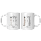 Marblehead, Lighthouse Plan - Mug