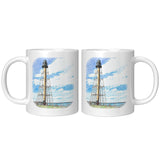 Marblehead, Lighthouse Sketch Color - Mug