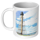 Marblehead, Lighthouse Sketch Color - Mug