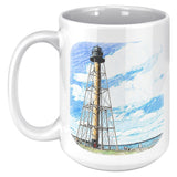 Marblehead, Lighthouse Sketch Color - Mug