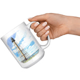 Marblehead, Lighthouse Sketch Color - Mug