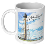 Marblehead, Lighthouse Sketch Color Marblehead - Mug