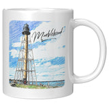Marblehead, Lighthouse Sketch Color Marblehead - Mug