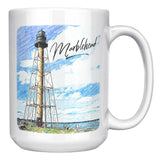 Marblehead, Lighthouse Sketch Color Marblehead - Mug
