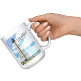 Marblehead, Lighthouse Sketch Color Marblehead - Mug
