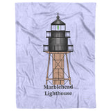 Marblehead Lighthouse Top - Fleece Blanket