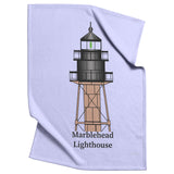 Marblehead Lighthouse Top - Fleece Blanket