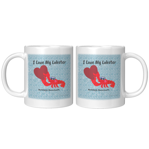 Marblehead, Lobster Lover, I Love My Lobster - Mug