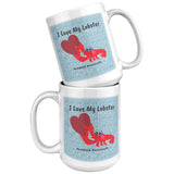 Marblehead, Lobster Lover, I Love My Lobster - Mug