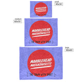 Marblehead Mass Town w Spirit red circle - Fleece Blenket