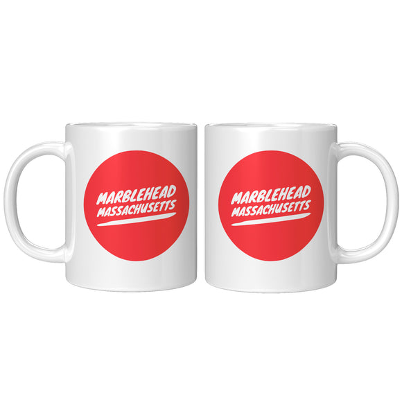 Marblehead Mass (red circle) - Mug