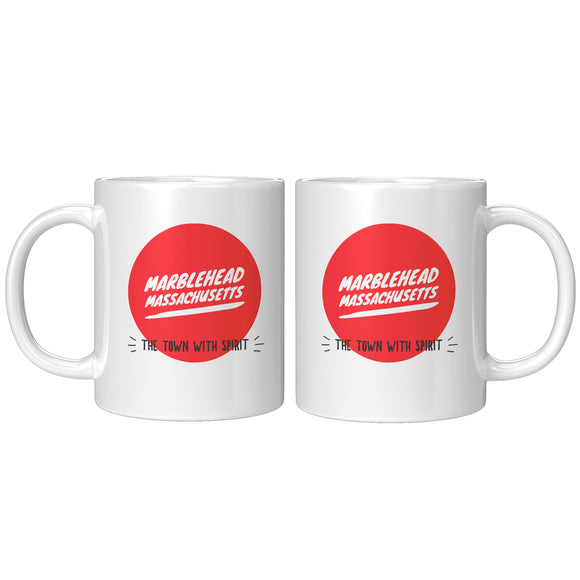 Marblehead Mass (red circle) Town With Spirit - Mug