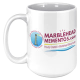 Marblehead Mementos.com Logo - Mug