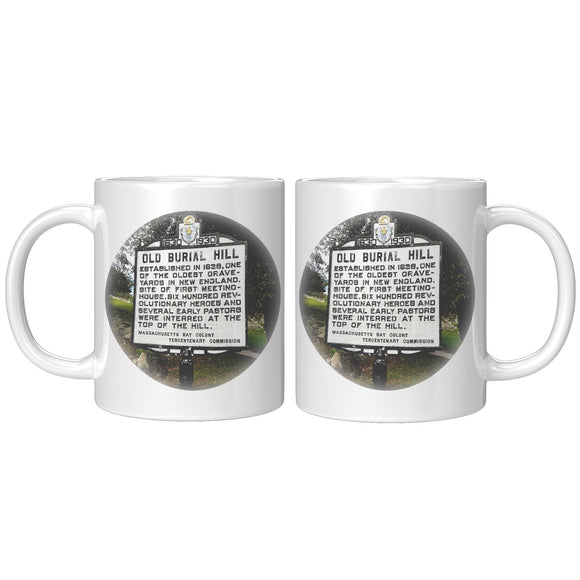 Marblehead, Old Burial Hill Sign - Mug