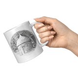 Marblehead, Old Powder House, b&w - Mug