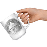 Marblehead, Old Powder House, b&w - Mug