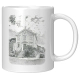 Marblehead, Old Town House Sketch b&w - Mug