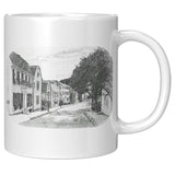 Marblehead, State Street b&w Sketch - Mug