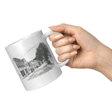 Marblehead, State Street b&w Sketch - Mug