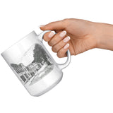 Marblehead, State Street b&w Sketch - Mug