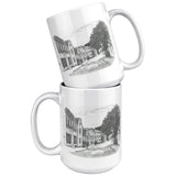 Marblehead, State Street b&w Sketch - Mug