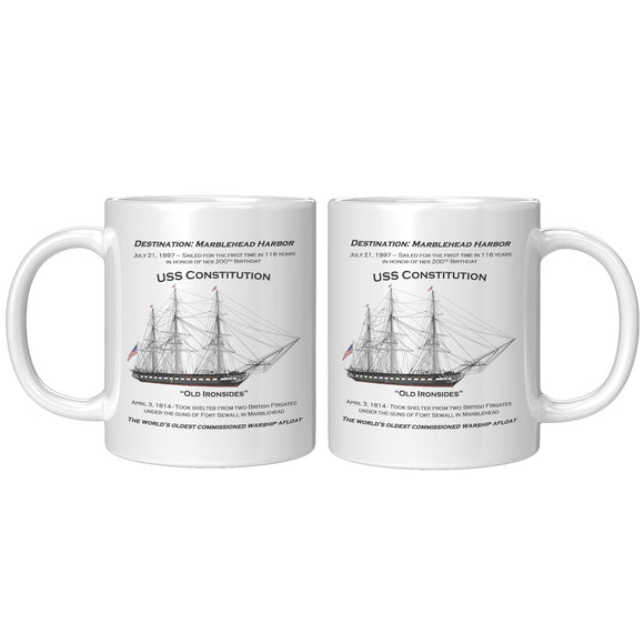 Marblehead, USS Constitution - Mug v1