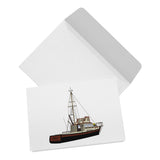 ORCA Boat 5x7 Note Card