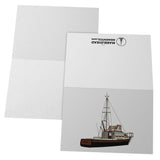 ORCA Boat 5x7 Note Card