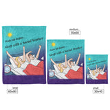 Sleep w Social Worker bckgrnd & Sun Fleece Blanket