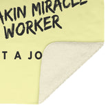 Social Worker - Freakin Miracle Worker - Fleece Blanket v1