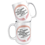 Social Worker, Freakin Miracle Worker - Mug v2