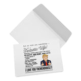Trump - Fantastic Wife 5x7 Note Card