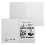 Trump - Fantastic Wife 7x5 Note Card