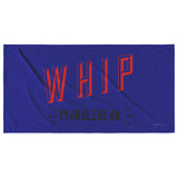 WHIP - Marblehead - Beach Towel - Dk Blue Bckgrnd