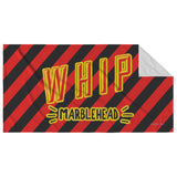 WHIP - Marblehead - Beach Towel - Red-Blk Bckgrnd
